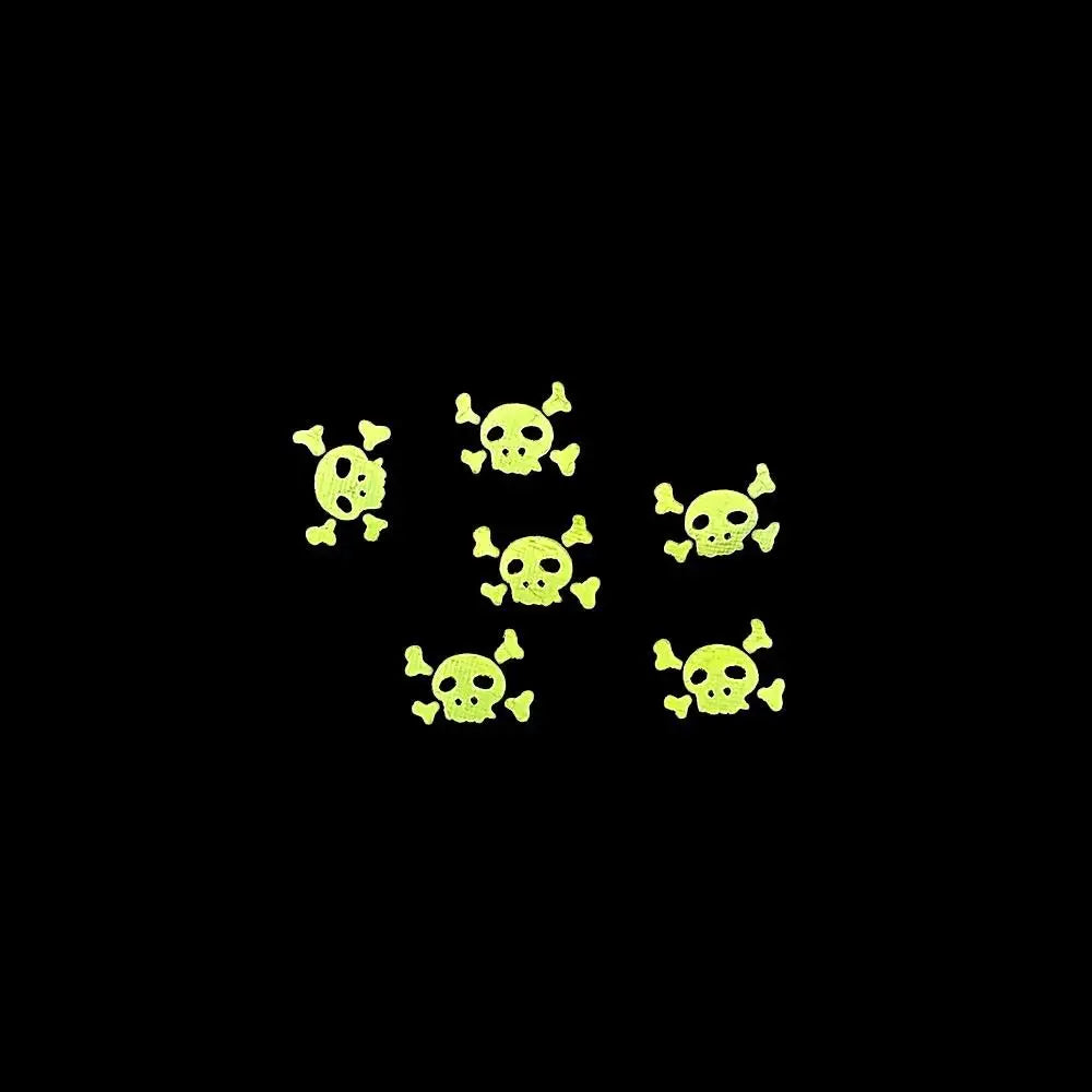 Men's Skull Glow Gloves | Stylish Luminous Half-Finger Mittens