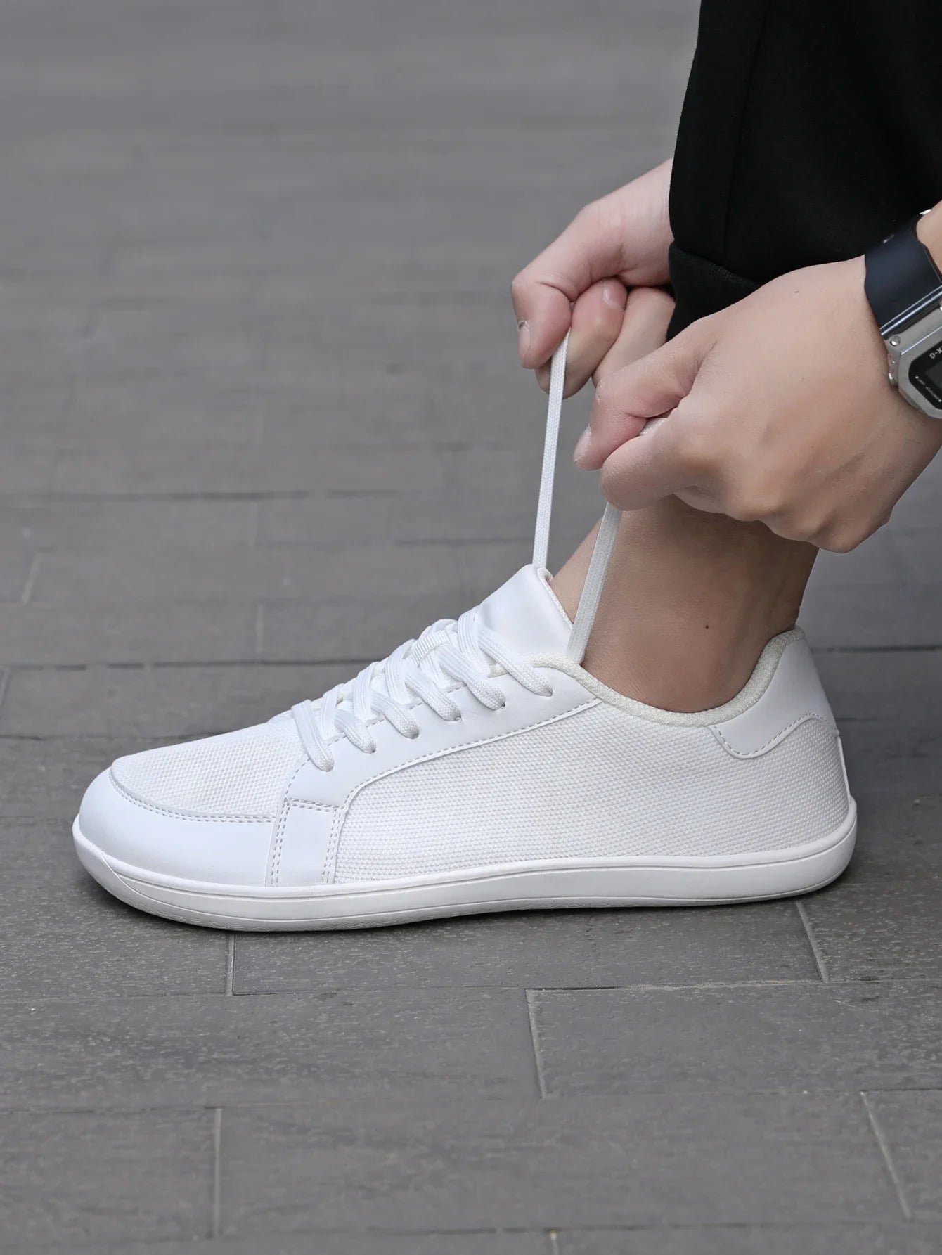 Men's Barefoot Wide Toe Box Walking Shoes Extra Width Minimalist Shoes Breathable Zero Drop Comfortable Shoes Fashion Sneakers