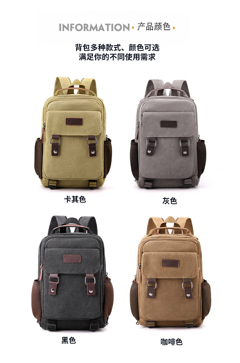Multifunctional Canvas Chest Bag | Sleek Travel Companion