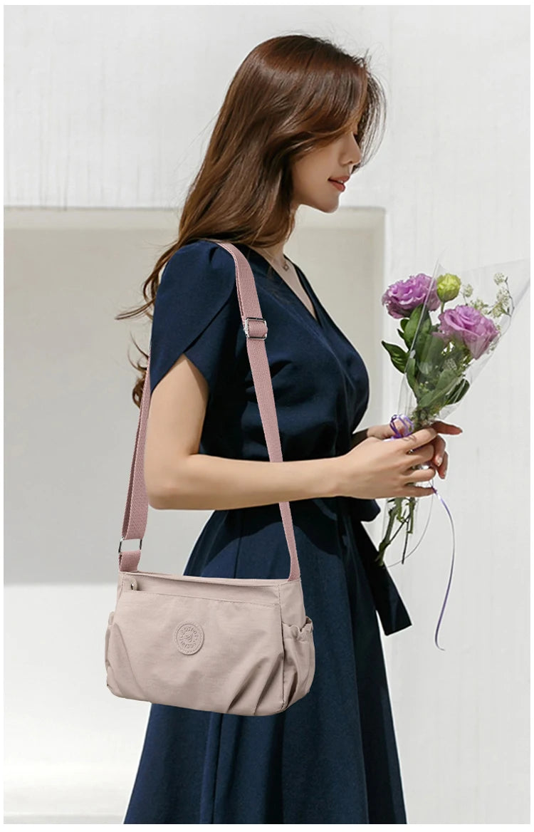 Lightweight Solid-Color Women's Shoulder Bag | Versatile Casual Style