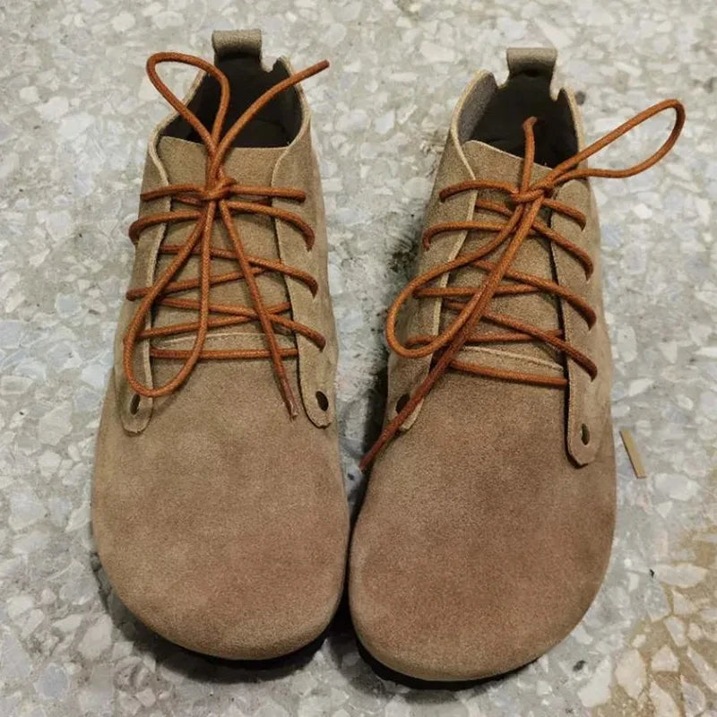 Handmade High Top Genuine Leather Shoes for Women | Stylish Comfort