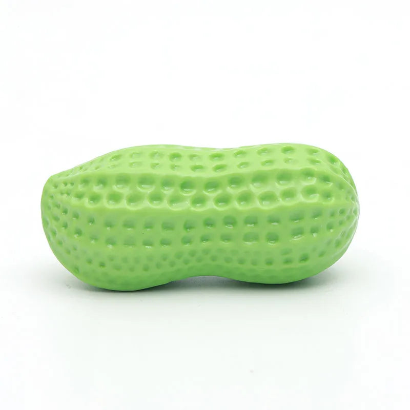 Interactive Dog Chewing Toy | Peanut Shaped Squeaker for Teeth Care