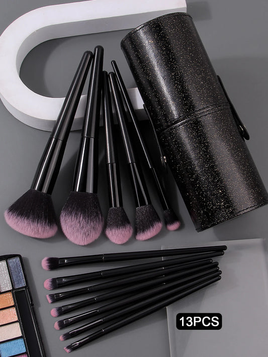 13PCS Synthetic Bristle Makeup Brush Set | Essential Makeup Tools