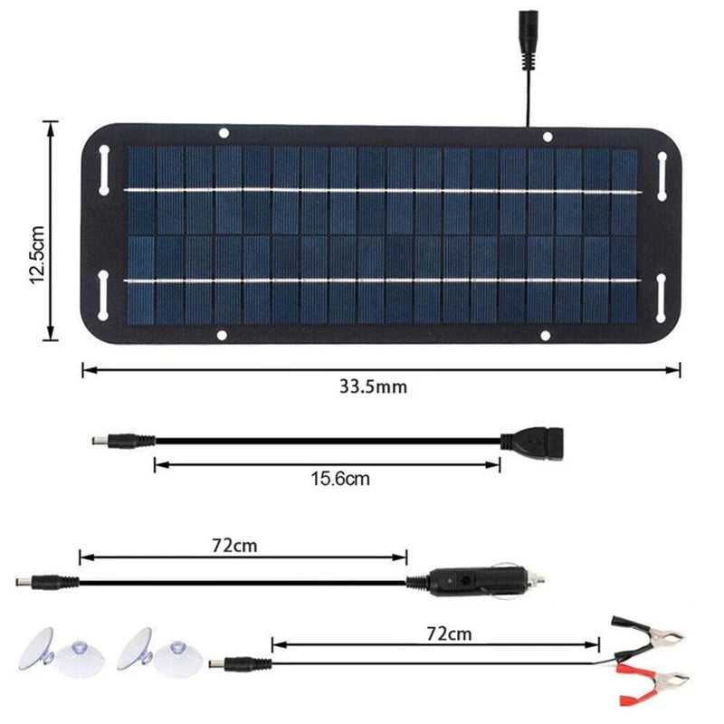 Portable Solar Power Bank | 4-in-1 Outdoor Charging Solution