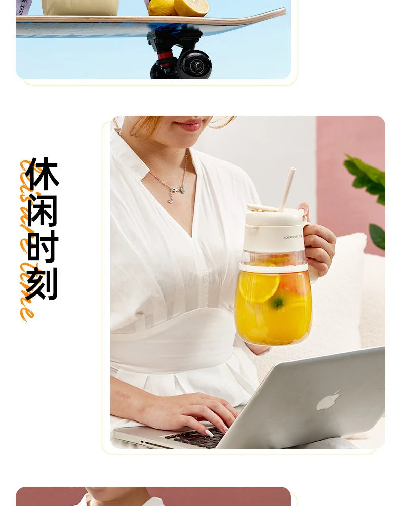 Multi-Function Portable Electric Juicer | 12 Blade Knife Juicer