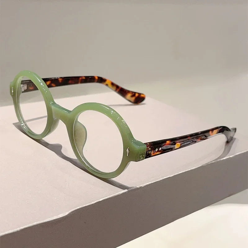 Vintage Round Blue Light Blocking Glasses for Stylish Eye Protection