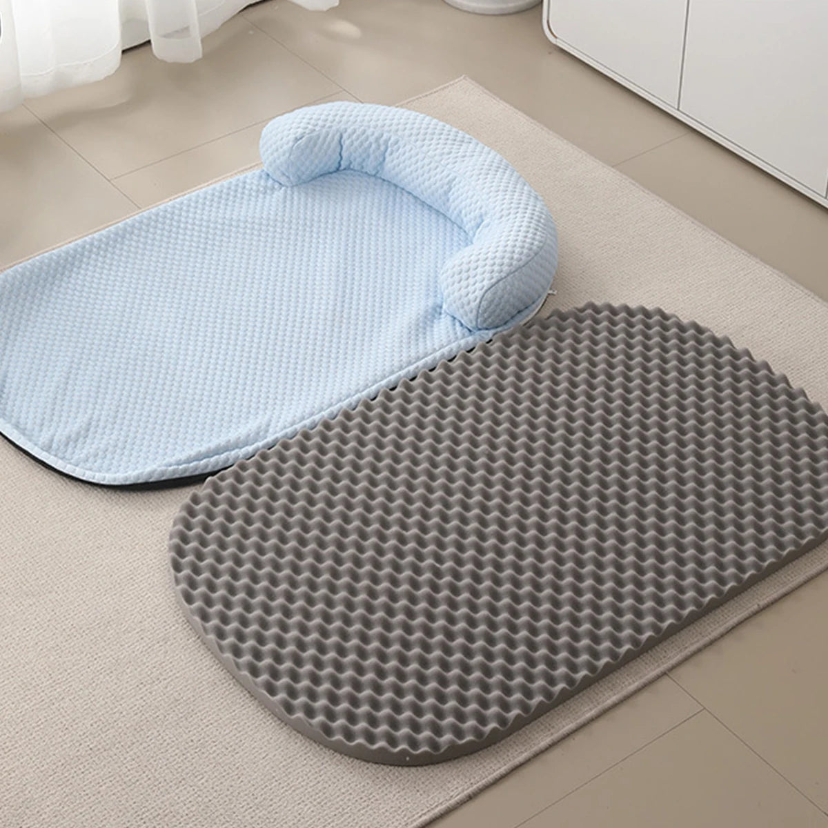 Summer Cooling Dog Bed | Ice Silk Pet Mat for Comfort