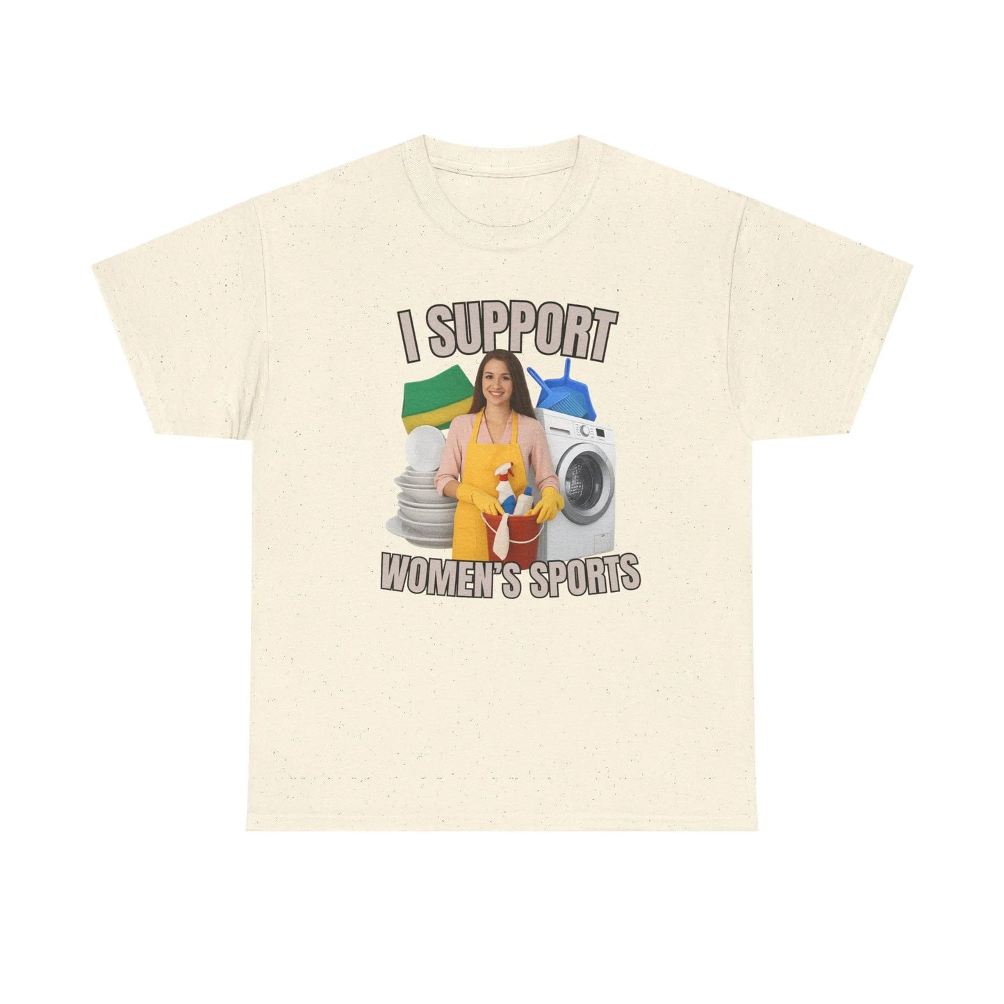 Support Women's Sports Oversized Tee | Funny Casual Shirt