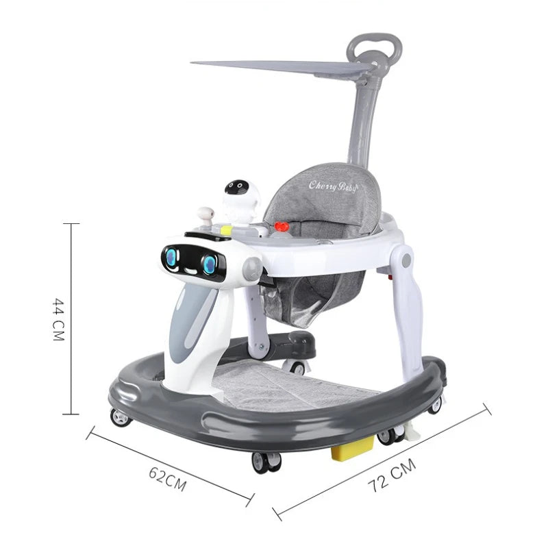 4-in-1 Multifunctional Baby Walker | Adjustable & Foldable Design