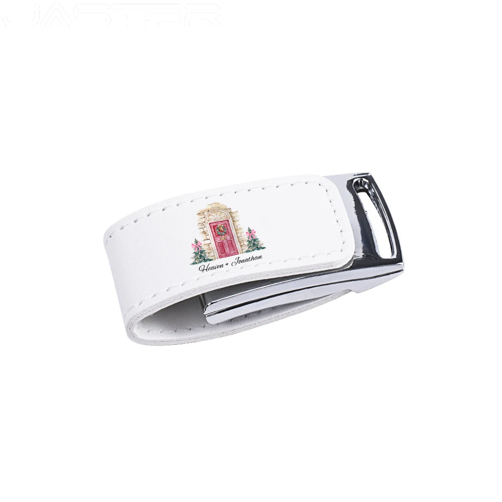 Transparent Cover Wooden USB Flash Drive | Custom Logo Options