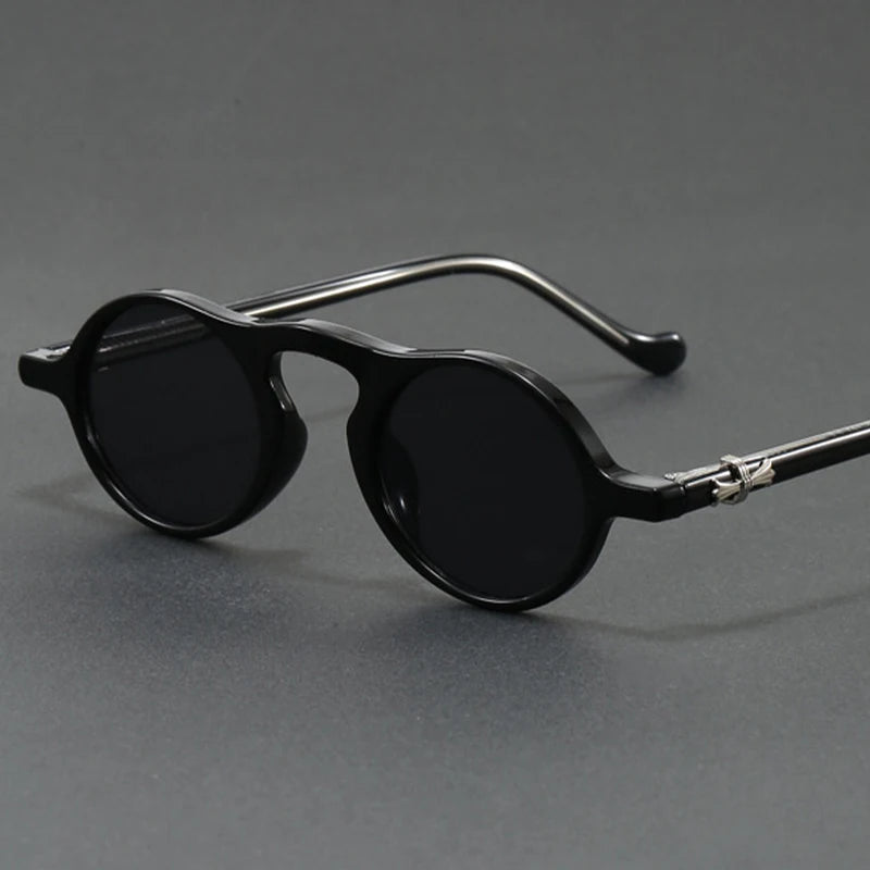 Vintage Round Sunglasses | Ultra-Light Oval Fashion Eyewear