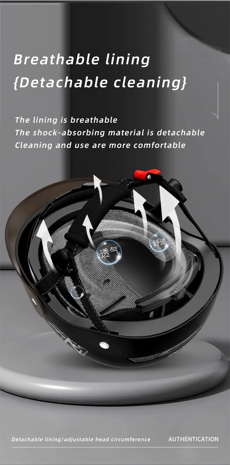 Summer Breathable Open Face Motorcycle Helmet for Adults