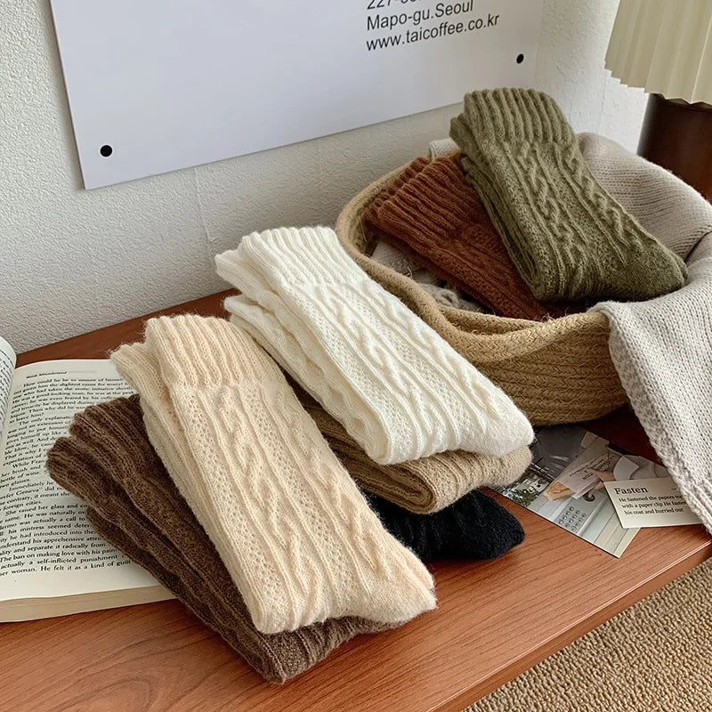 Women's Thicken Cashmere Wool Socks | Cozy Winter Essential