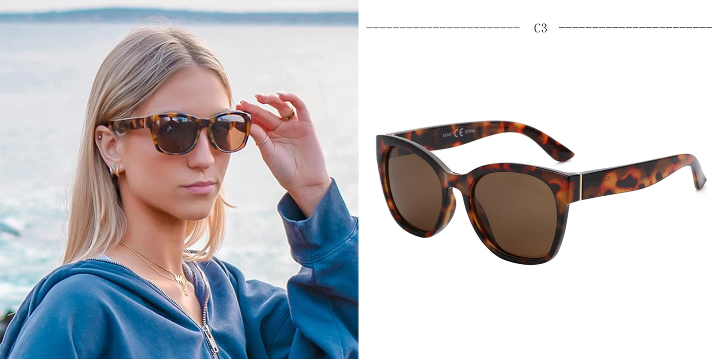 Stylish Butterfly Frame Polarized Sunglasses for Women | UV400 Protection