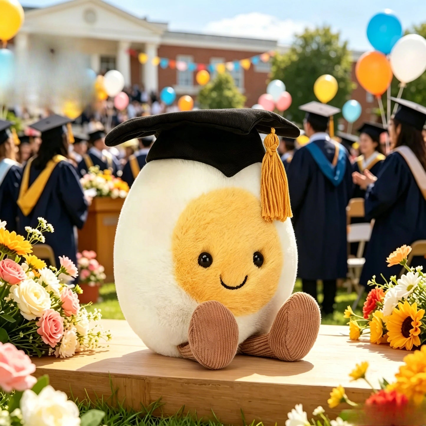 Kawaii Graduation Bunny Plush Toy | Adorable Soft Plushie Gift