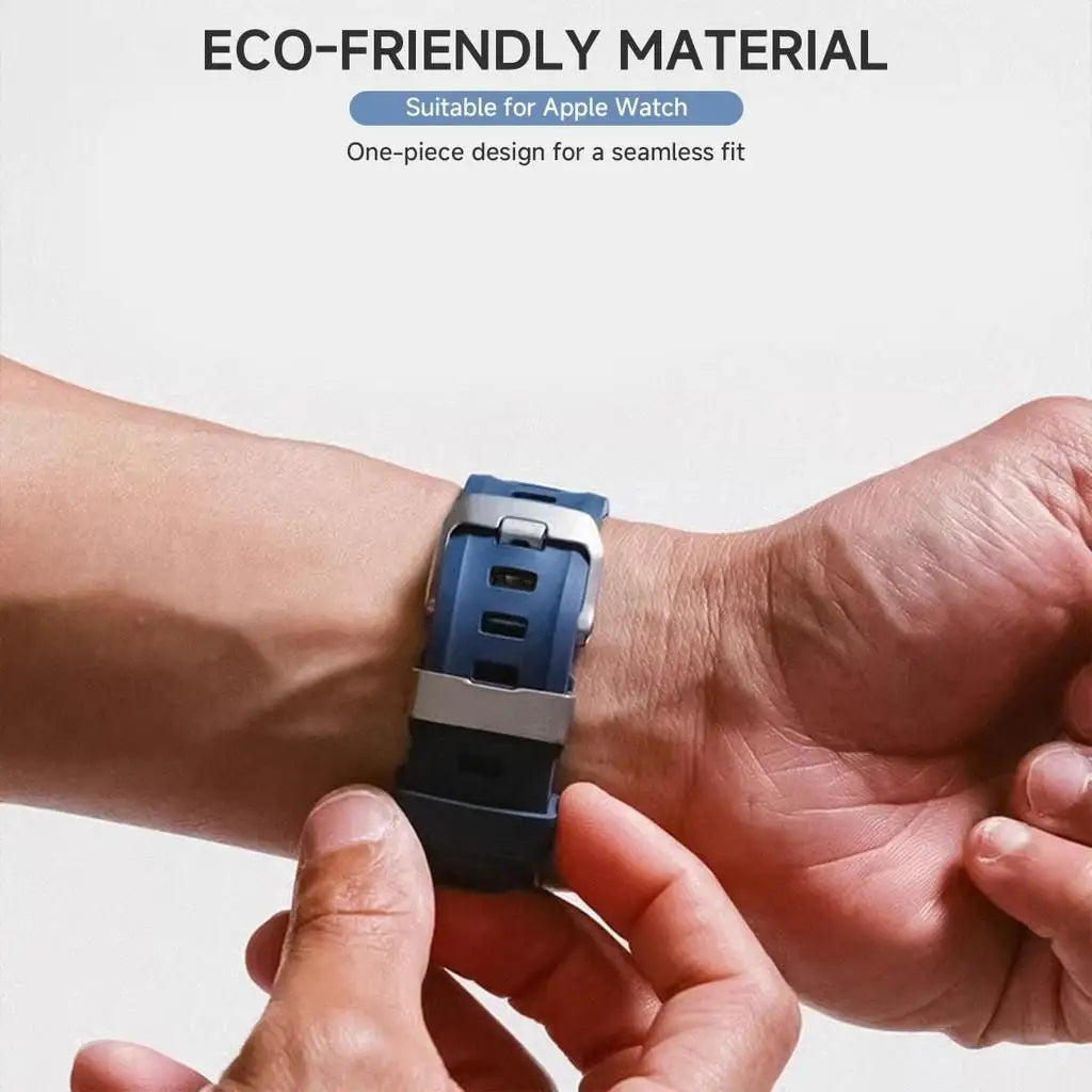 Waterproof Silicone Strap and Case for Smartwatches | Durable & Stylish