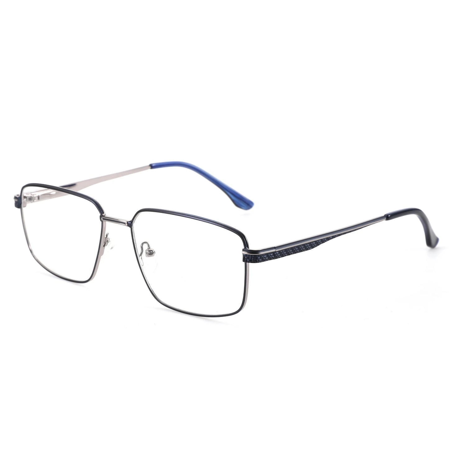 Stylish Alloy Prescription Eyeglasses for Men | Anti-Blue Light Safety