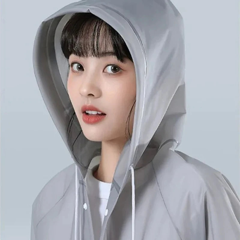 Transparent Waterproof Poncho Raincoat for All Outdoor Activities