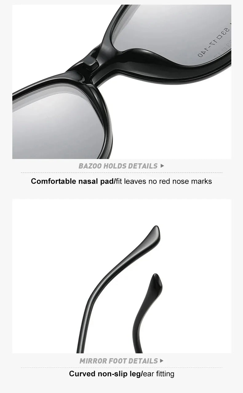 Multifunctional Cat Eye Polarized Sunglasses for Women | Customizable Lenses 2026