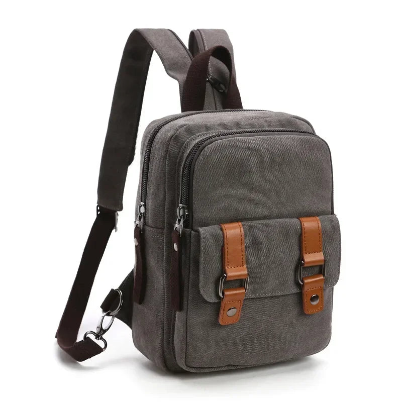 Stylish Mini Vintage Canvas Backpacks for Everyday Use
