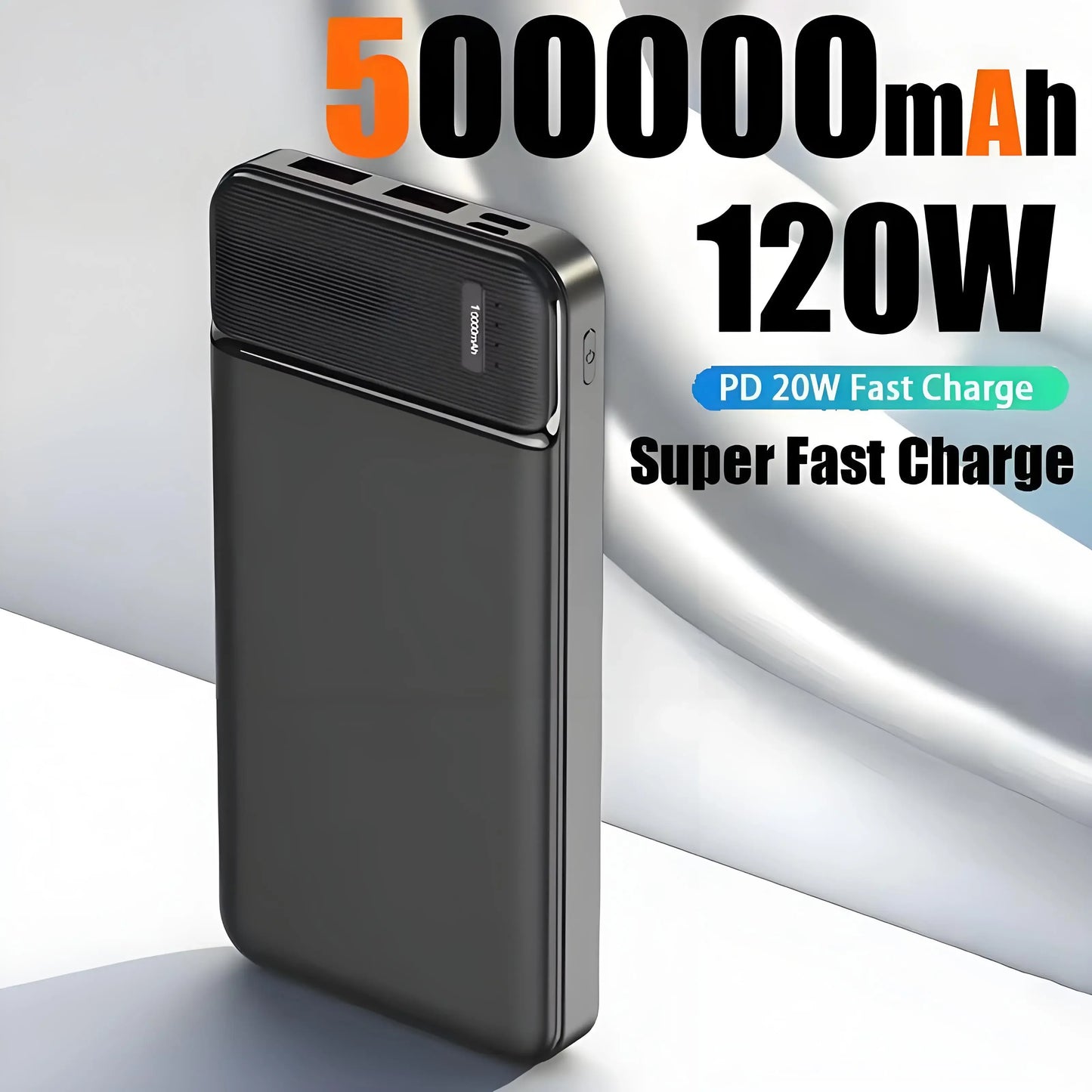 Portable 120W Power Bank | High Capacity Super Fast Charger