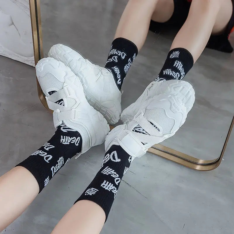 Cute Patterned Cotton Crew Socks for Women | Fun & Stylish Designs