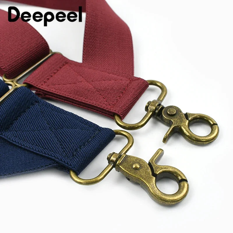 Adjustable Men's Suspenders | Stylish Elastic Braces for Pants