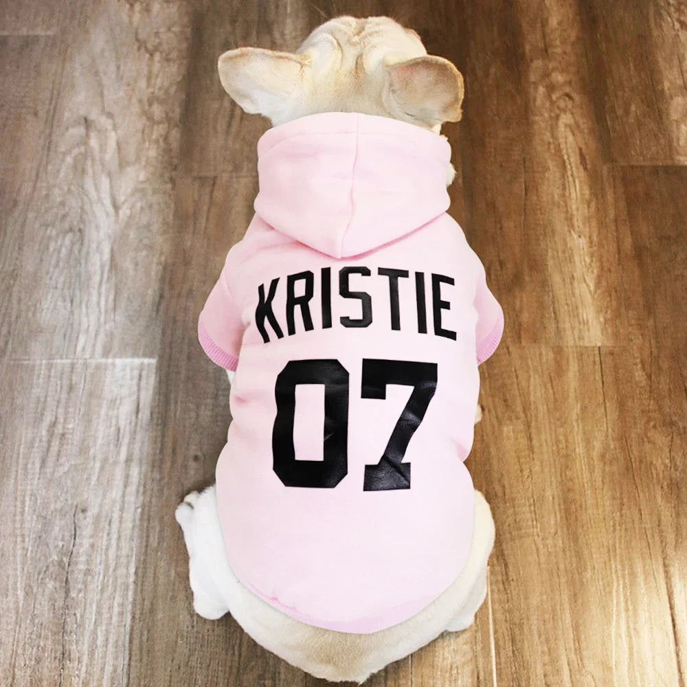 Stylish Custom Pet Dog Clothes | Cozy Hoodies for Warmth