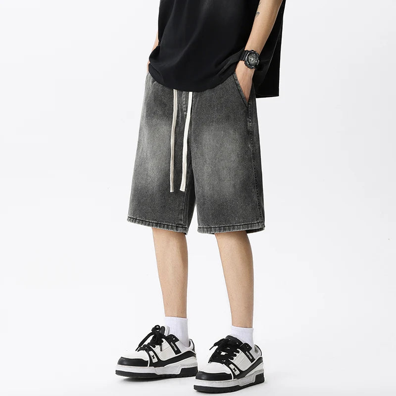 Men's Casual Light Blue Denim Shorts | Comfortable & Stylish