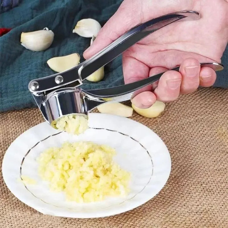 Multifunctional Garlic Press | Durable Stainless Steel Kitchen Tool