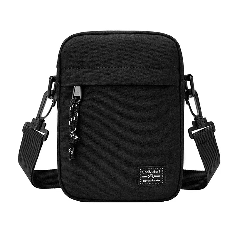 Casual Small Oxford Cloth Shoulder Bag for Men and Women