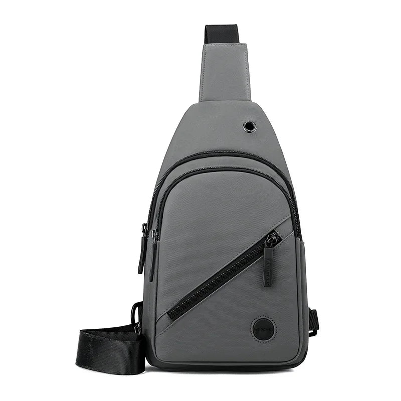 Lightweight Men's Chest Bag | Versatile Nylon Crossbody Sling
