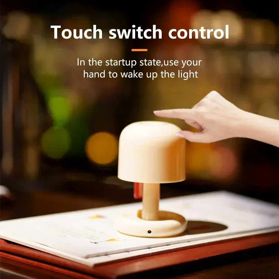 Creative USB Rechargeable Sunset Night Lamp | Mushroom Design