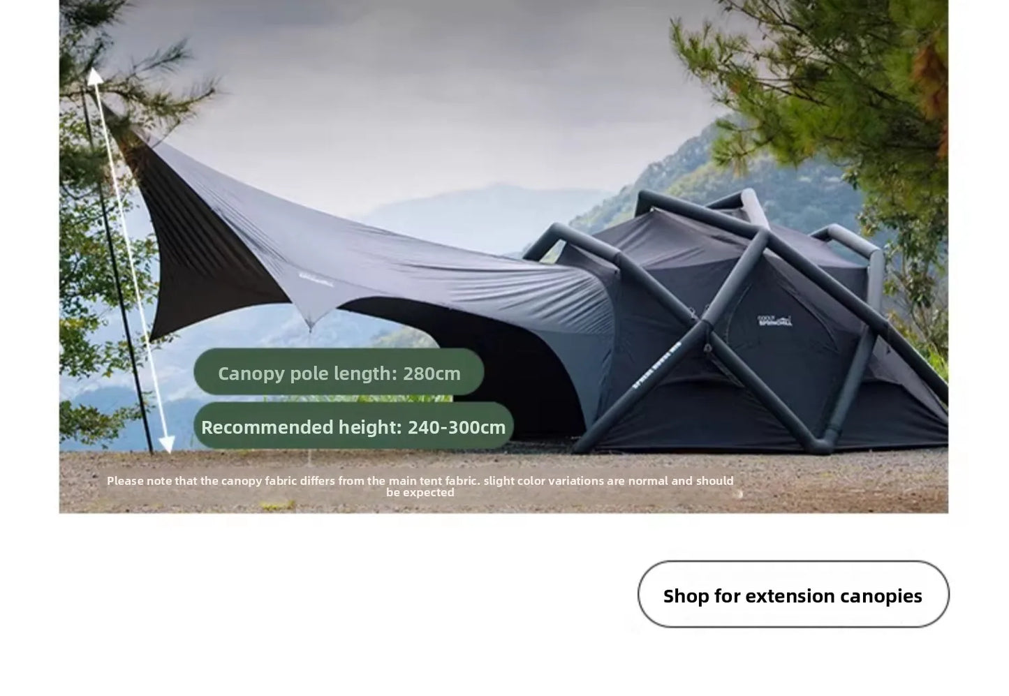 Portable Inflatable Ball Tent for Outdoor Camping | Heavy Rain Shelter