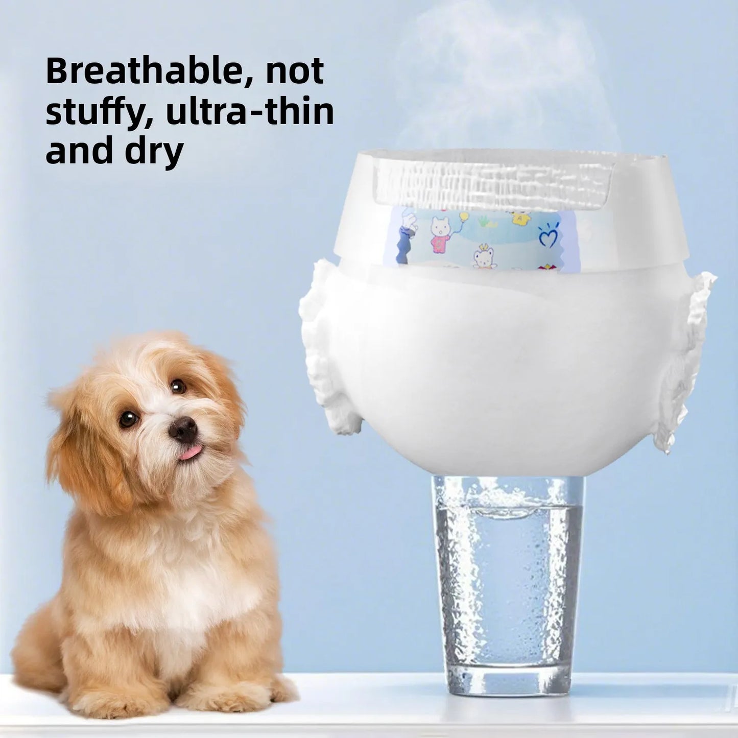 Comfortable Waterproof Pet Diapers | Thin & Breathable Dog Shorts