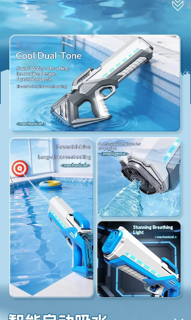 High-Pressure Electric Water Gun | Ultimate Summer Outdoor Toy