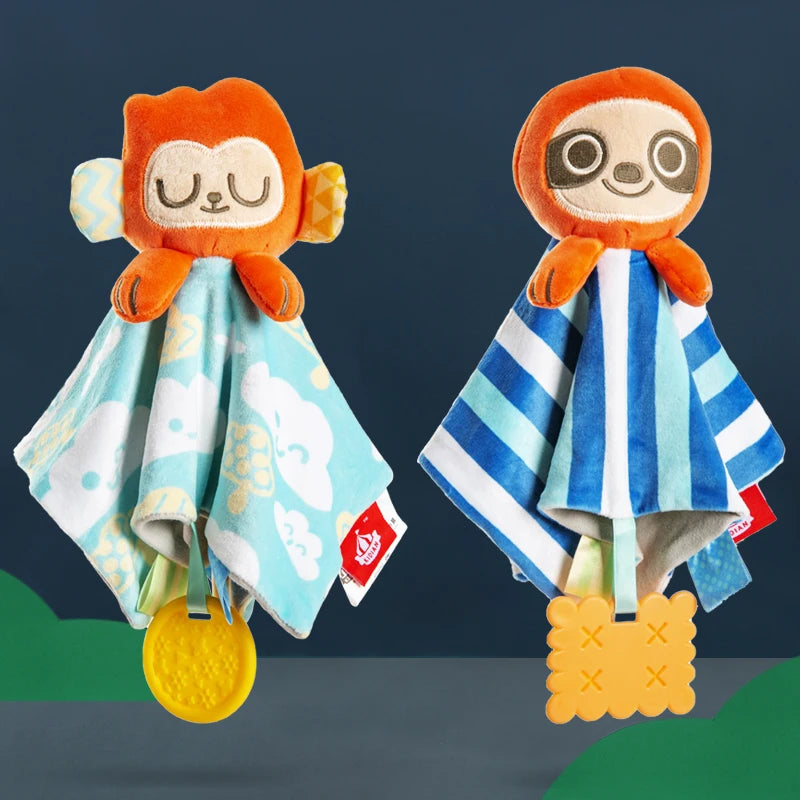 Educational Cloth Baby Toy | Montessori Soothing Pendant Doll