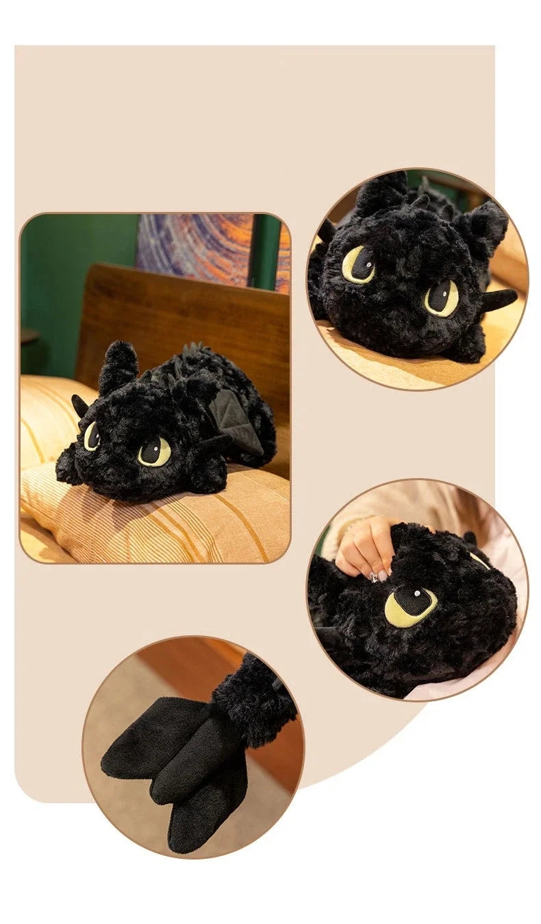 Kawaii Toothless Dragon Plush Toy | Soft Cartoon Body Pillow