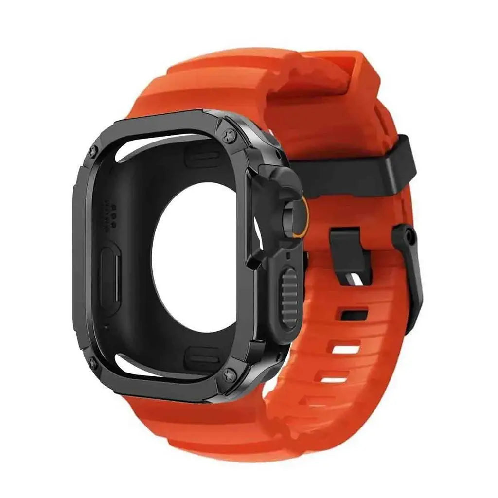Waterproof Silicone Strap and Case for Smartwatches | Durable & Stylish