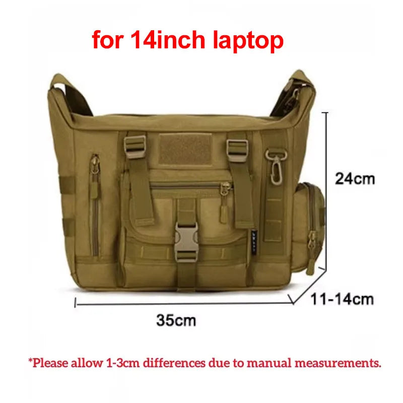 Bolso cruzado táctico para hombre | Perfecto para viajes y uso al aire libre
