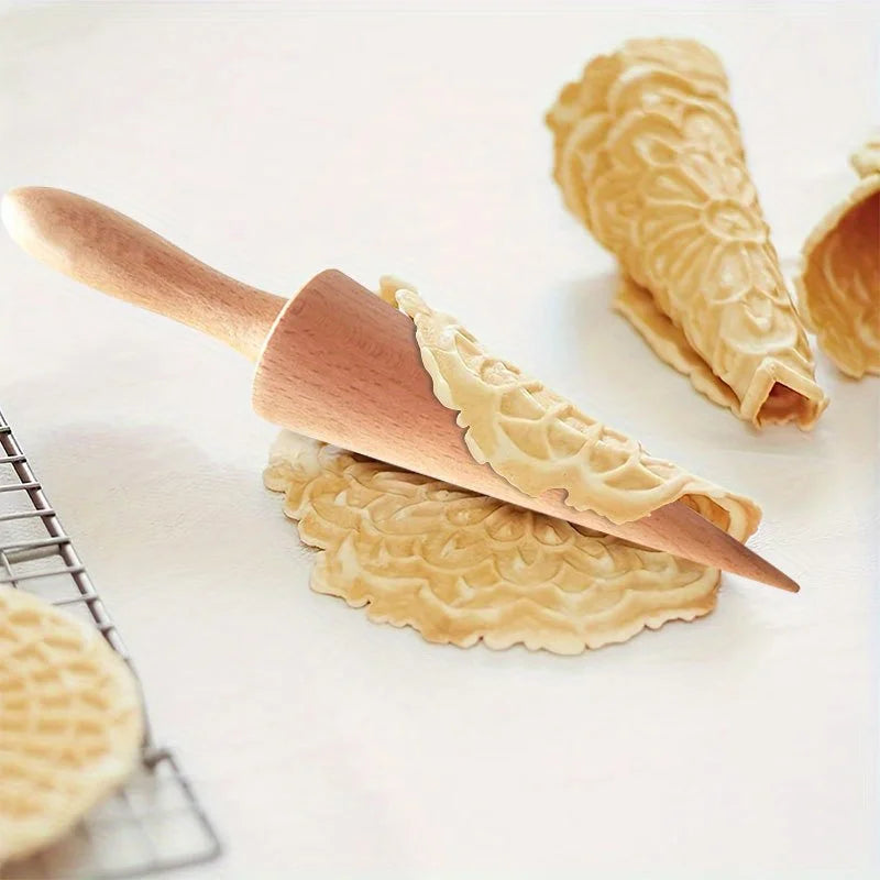 Wooden Ice Cream Cone Mold | DIY Kitchen Tool for Treats