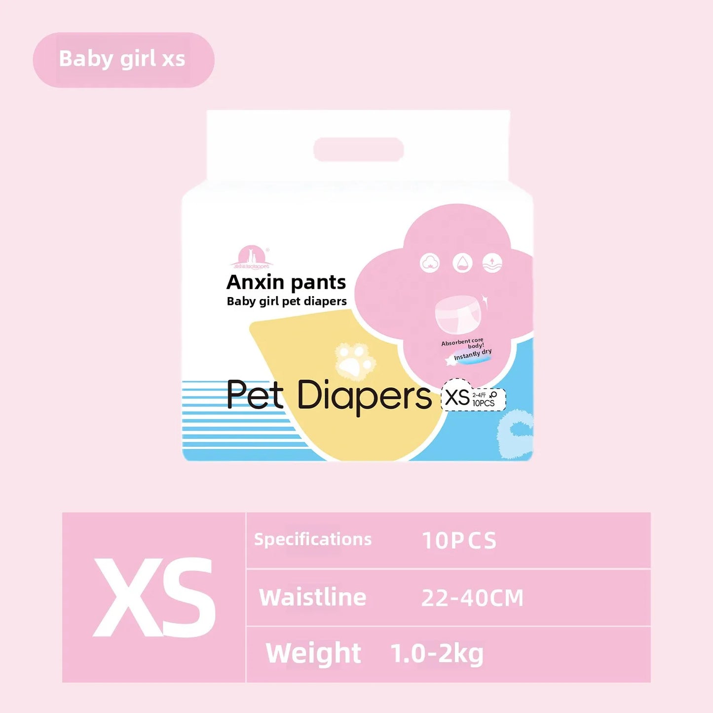 Comfortable Waterproof Pet Diapers | Thin & Breathable Dog Shorts