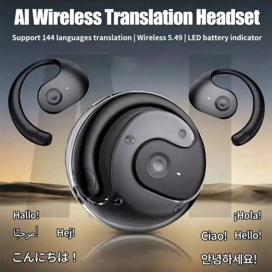 Translation Earbuds | Real-Time Wireless Headphones for 144 Languages