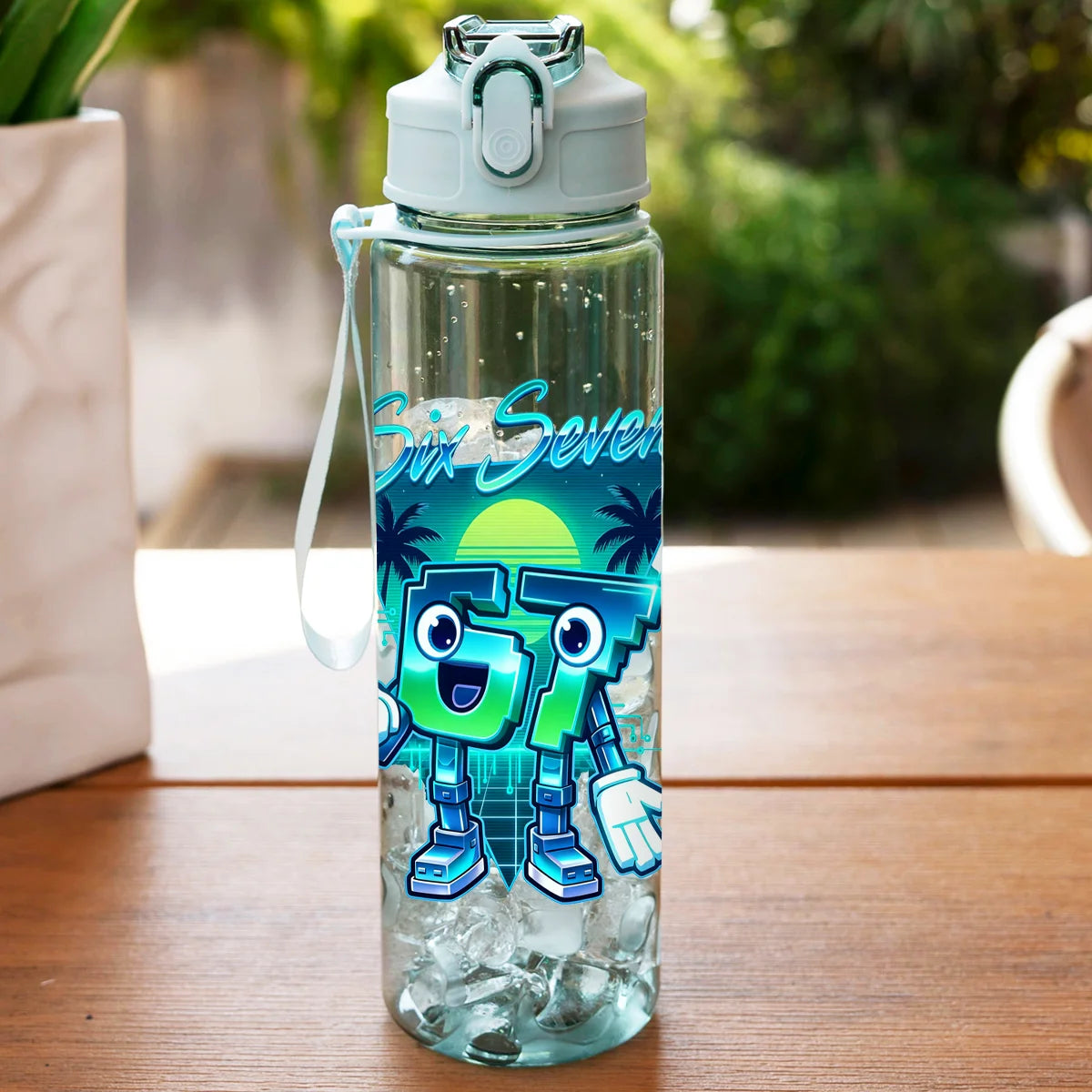 Portable 750ml Summer Straw Cup | BPA Free Water Bottle