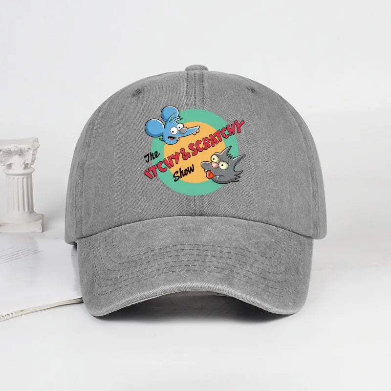 Adjustable Cartoon Baseball Cap | Unisex Fan Sun Hat
