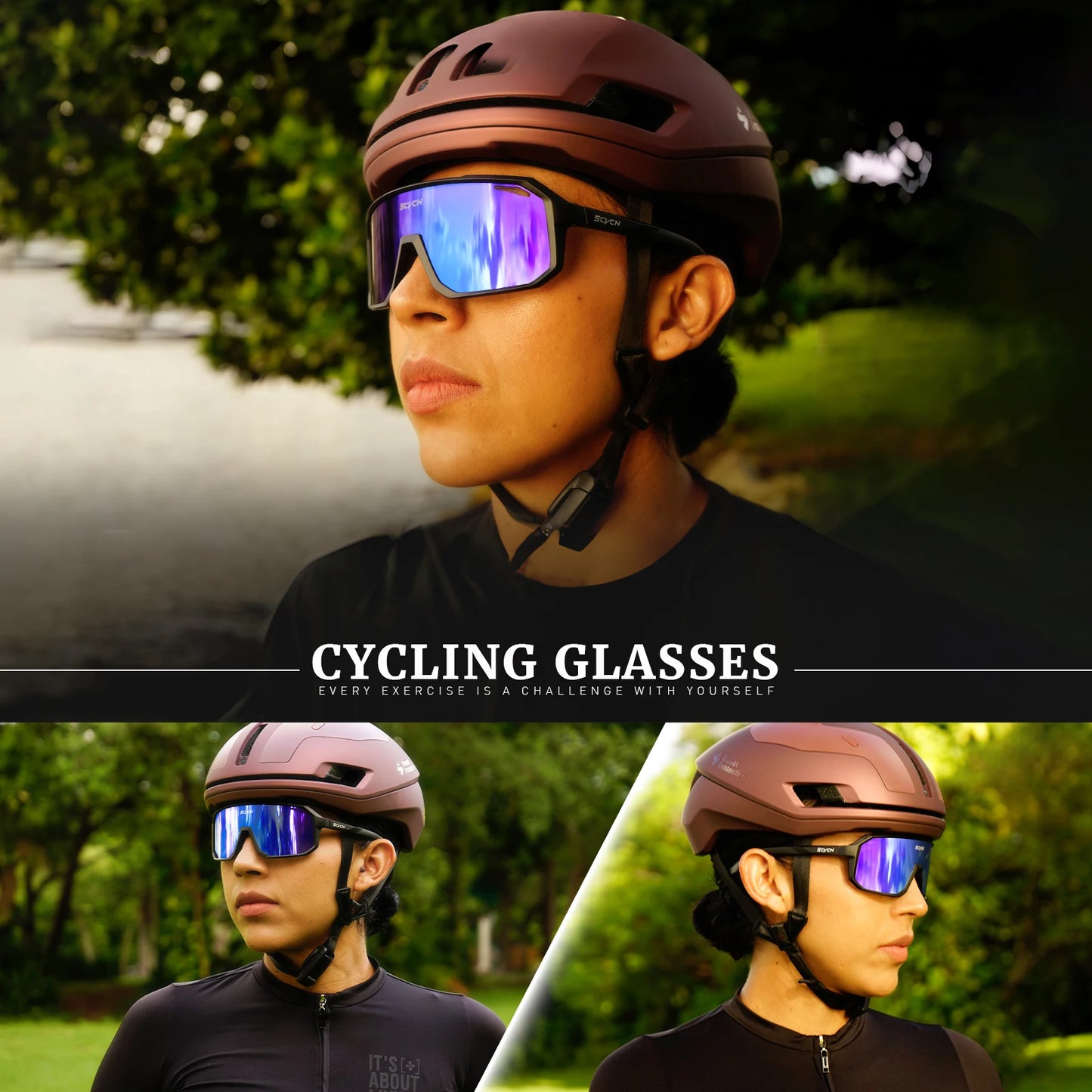 SCVCN Cycl Glasses Photochromic Cycling Sunglasses Men UV400 Eyewear Sports MTB Outdoor Goggles Bicycle Glasses Women Sunglasses