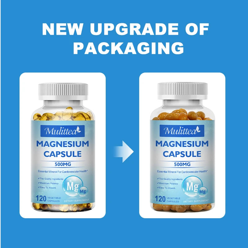 Magnesium Capsules for Joint & Heart Health | Relax & Sleep Better