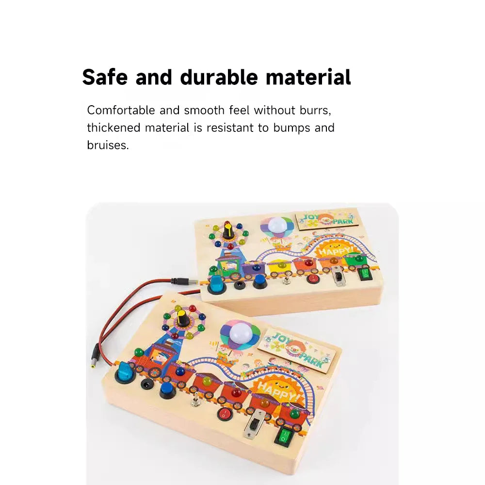 Engaging LED Busy Board | Interactive Sensory Toy for Kids