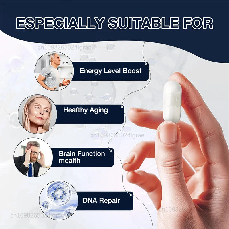 NAD+ Resveratrol Capsules | Cellular Repair & Energy Boost