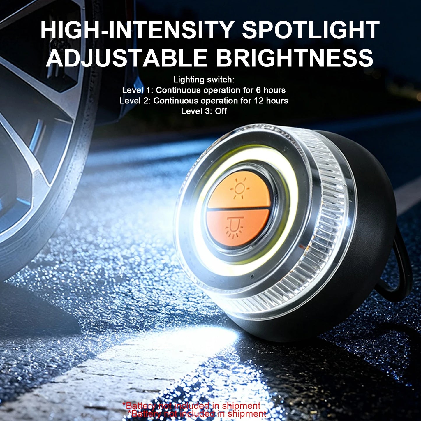 2 Light Modes Car Emergency Beacon Light for Safety Alerts